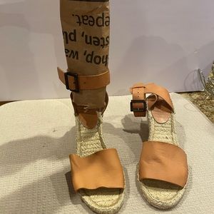 Women’s leather Espadrille Sandals